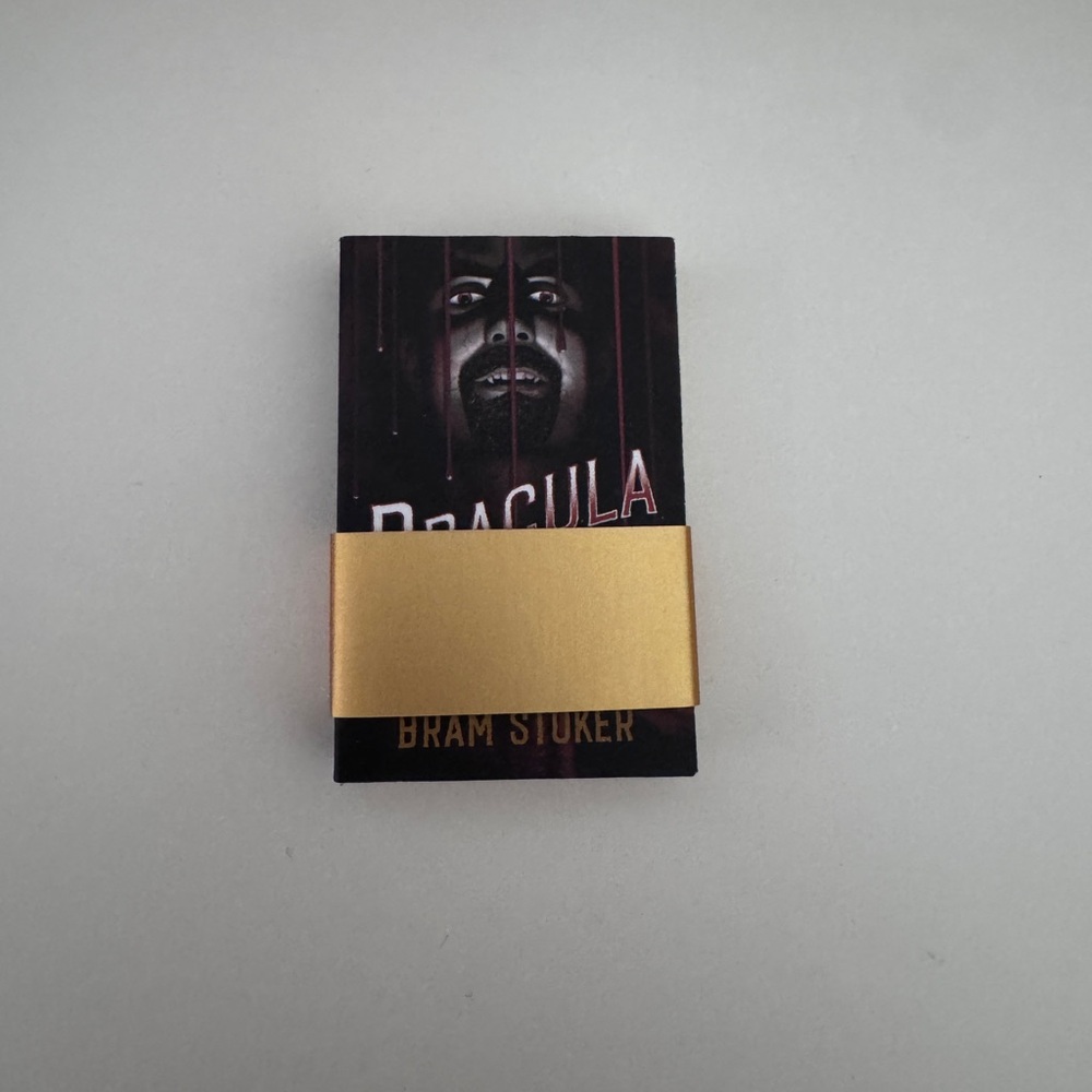 Mini Brands Books S2 Deluxe Rare Bram Stoker's Dracula Book with Gold Band